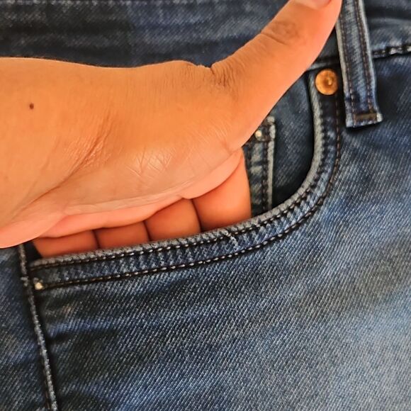 Levi Strauss & Co Men Relaxed Fit Denim Jeans 34×34 Dark Blue Washed - Picture 15 of 16